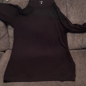 Curvy mesh hooded dress